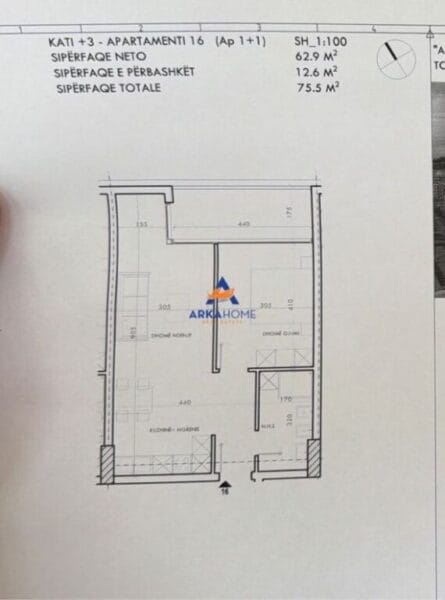 SHITET APARTAMENT 1+1 "ASTIR RESIDENCE