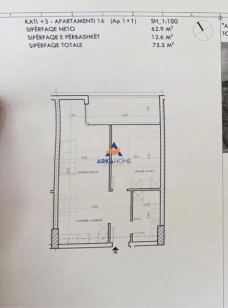 SHITET APARTAMENT 1+1 "ASTIR RESIDENCE