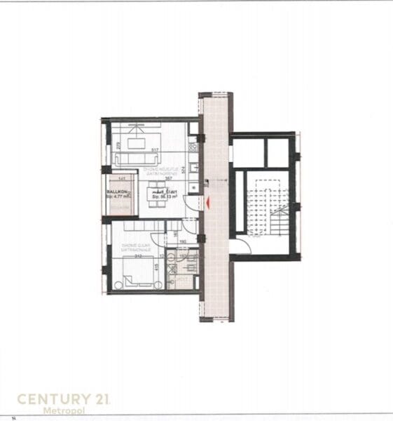 Apartament 1+1 për Shitje në Portin e Vlorës, 72 m²