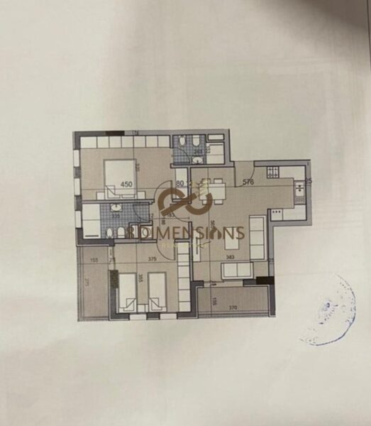 OKAZION !! Apartament 2+1 +2 tualete +2 ballkone ne shitje tek Univers City, Prane QTU - Tirane